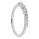 9ct White Gold 0.25ct Diamond Eternity Ring by Anya Belle