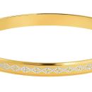 22ct Yellow Gold bangle With texture