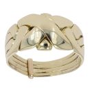 14ct Yellow Gold Four Piece Puzzle Ring