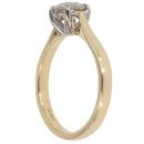 18ct Yellow Gold 0.75ct Brilliant Cut Diamond Solitaire Ring