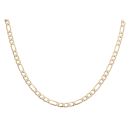 9ct Yellow Gold Figaro Chain 18"
