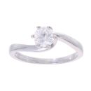 9ct White Gold 0.50ct Diamond Solitaire Ring