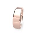 9ct Rose Gold 6mm Soft Chamfered Edge Wedding Band