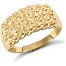 9ct Yellow Gold Keeper Ring