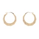 9ct Yellow Gold Creole Earring