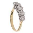 18ct Yellow Gold 0.45ct Brilliant Cut Diamond Five Stone Ring