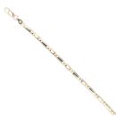 9ct Yellow Gold Fancy Bracelet 7.5"