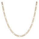 9ct Yellow Gold Figaro Chain 18"