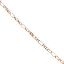 9ct Yellow Gold Figaro Chain 22"