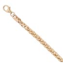 9ct Yellow Gold Wheat Bracelet 7.5"