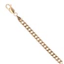 9ct Yellow Gold Curb Bracelet 8.5"