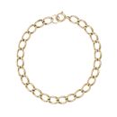 9ct Yellow Gold Curb Bracelet 7.5"