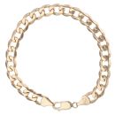 9ct Yellow Gold Curb Bracelet 9"