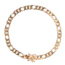 9ct Yellow Gold Fancy Bracelet 8"