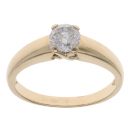 18ct Yellow Gold 0.50ct Diamond Solitaire Ring