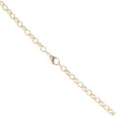 9ct Yellow Gold Plain Belcher Chain 28"