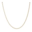 9ct Yellow Gold Oval Belcher Chain 20"