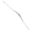 14ct White Gold Cubic Zirconia Bracelet 7"