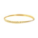 22ct Yellow Gold Bangle with RoseGold Finish