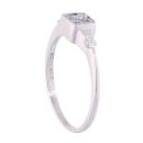 18ct White Gold 0.25ct Diamond Cluster Ring