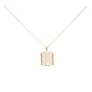 9ct Yellow Gold Pearl Pendant and Chain 18"
