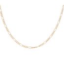 9ct Yellow Gold Figaro Chain 22"