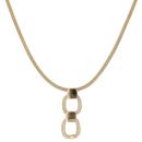 18ct Yellow Gold Cubic Zirconia Fancy Pendant and Chain 16"
