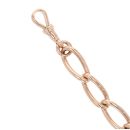 9ct Rose Gold Curb Bracelet 7.5"