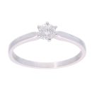 18ct White Gold 0.33ct Diamond Solitaire Ring