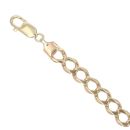 9ct Yellow Gold Curb Bracelet 8"