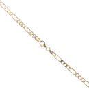 9ct Yellow Gold Figaro Chain 18"