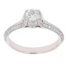 Jenny Packham 18ct White Gold 0.56ct Brilliant Cut Diamond Solitaire Ring