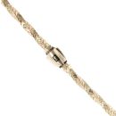 14ct Yellow Gold Monaco Spin Plain Lock Twist Chain 26"