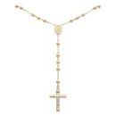 14ct Yellow Gold Rosary Beads 24"