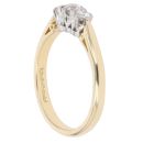 18ct Yellow Gold 0.33ct Diamond Trilogy Ring