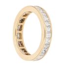 18ct Yellow Gold 2.00ct Princess And Baguette Full Eternity Ring