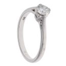 Platinum 0.50ct Diamond Solitaire Ring