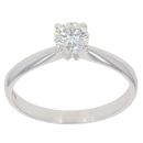 18ct White Gold Brilliant Cut 0.50ct Diamond Solitaire Ring