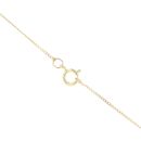9ct Yellow Gold Baby Feet Chain 14"