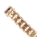 9ct Yellow Gold Curb Bracelet 9.5"