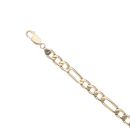 9ct Yellow Gold Figaro Bracelet 8.5"