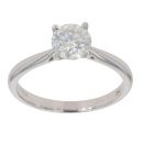 18ct White Gold 1.02ct Brilliant Cut Diamond Solitaire Ring