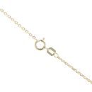 Children's 14ct Yellow Gold Heart Pendant And Chain 18"