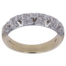 9ct Yellow Gold 0.25ct Brilliant Cut Diamond Fancy Ring