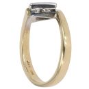 18ct Yellow Gold 0.50ct Diamond Cluster Ring