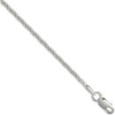 9ct White Gold Spiga Chain
