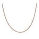 9ct Rose Gold Curb Chain 18"