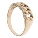 9ct Yellow Gold Curb Patterned Ring