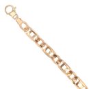 9ct Yellow Gold Fancy Bracelet 8.5"