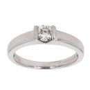 18ct White Gold 0.33ct Diamond Solitaire Ring
